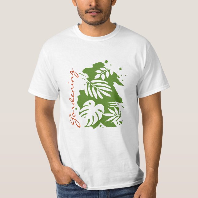 Camiseta Me encanta el jardín (Anverso)