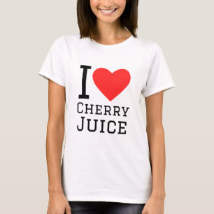 Camiseta Me encanta el jugo de cerezo