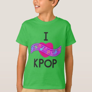 Camiseta Me encanta el K-pop 
