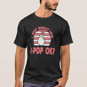Camiseta Me encanta el k-pop ok Corea del Sur