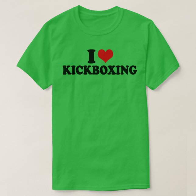 Camiseta Me encanta el Kickboxing (Diseño del anverso)