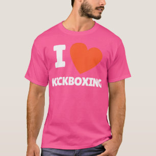 Camiseta Me encanta el kickboxing y los amantes del kickbox