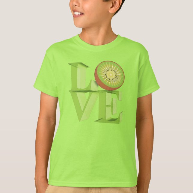 Camiseta ME ENCANTA EL KIWI (Kiwi Fruits/Kiwi Berry) (Anverso)