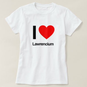 Camiseta me encanta el lawrencio