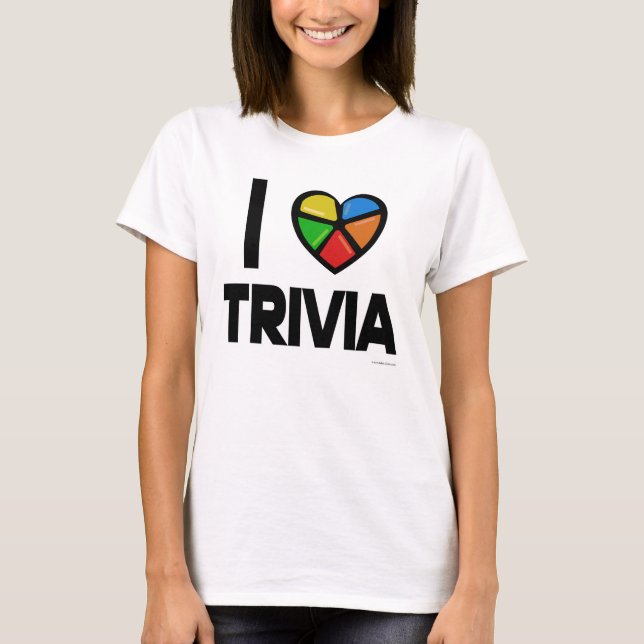 Camiseta Me encanta el lema de Trivia Fun Epic Gamer (Anverso)