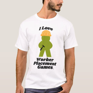 Camiseta Me encanta el lema divertido de los juegos de ubic