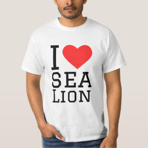 Camiseta Me encanta el león marino
