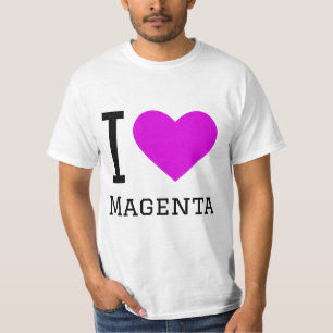 Camiseta Me encanta el magenta