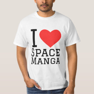Camiseta Me encanta el manga espacial