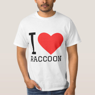 Camiseta Me encanta el mapache