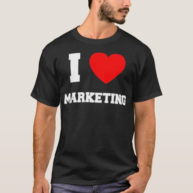 Camiseta Me encanta el marketing (Anverso)