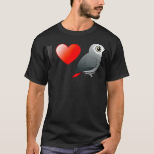 Camiseta Me encanta el Mascota de los amantes de los pájaro