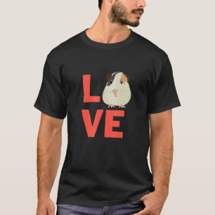 Camiseta Me Encanta El Mascota De Los Roedores De Cerdo De