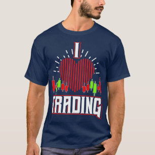 Camiseta Me encanta el mercado de valores para el mercado d