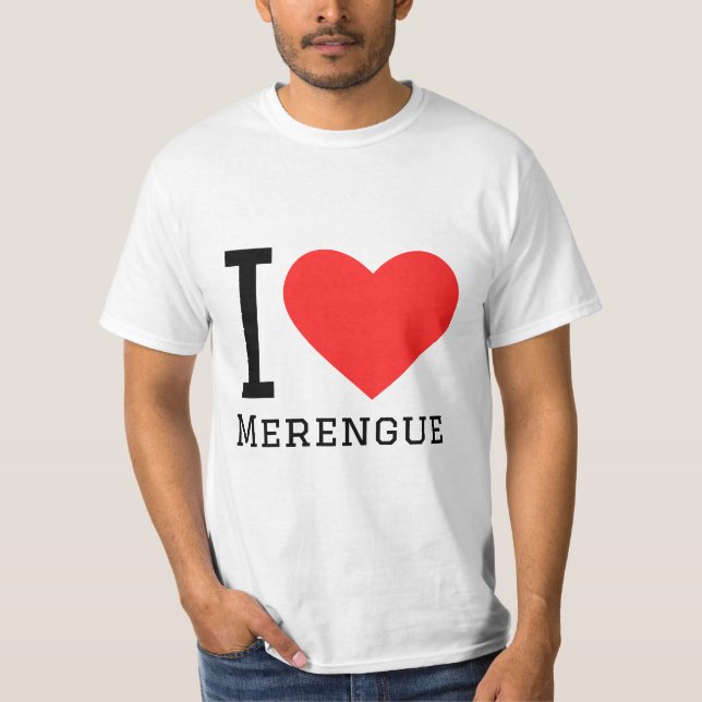 Camiseta Me encanta el merengue (Anverso)