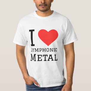 Camiseta Me encanta el metalizado sinfónico