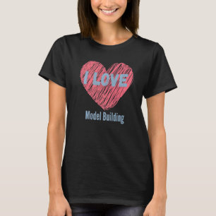 Camiseta Me Encanta El Modelo Construyendo Imagen De Corazó