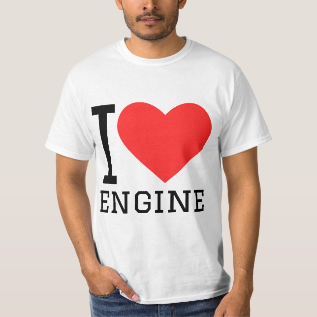 Camiseta Me encanta el motor (Anverso)