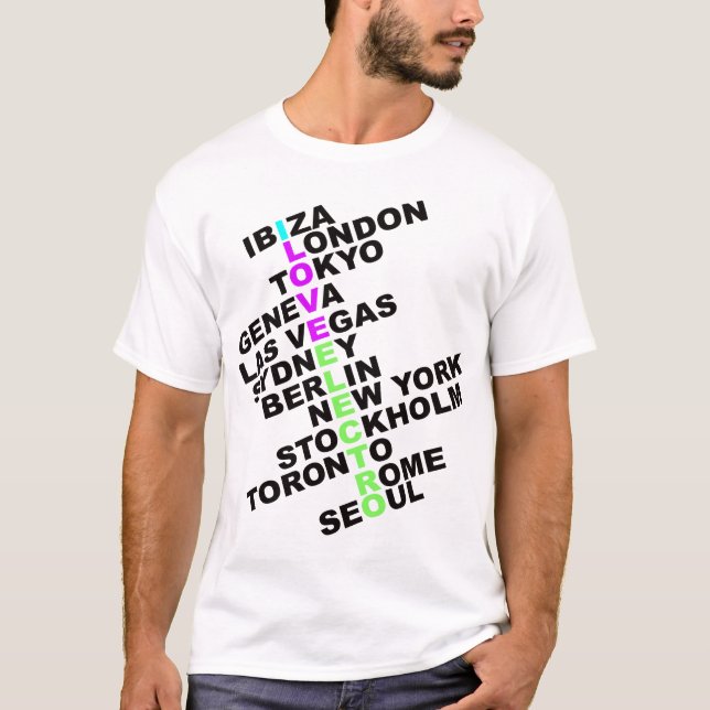 Camiseta Me encanta el mundo de las elecciones (Anverso)