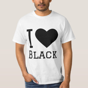 Camiseta Me encanta el negro
