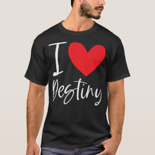 Camiseta Me encanta el nombre de destino Chica personalizad