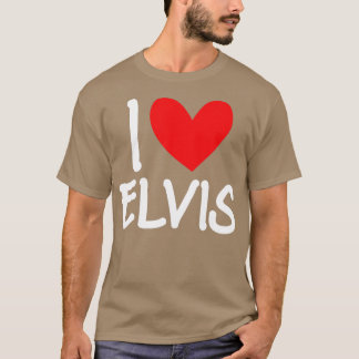 Camiseta Me Encanta El Nombre De Elvis Hombres Personalizad