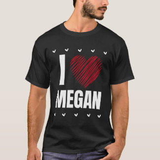 Camiseta Me encanta el nombre de Guay de Megan Red Heart Fu