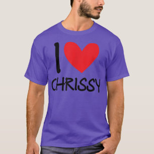 Camiseta Me Encanta El Nombre De La Crissy Chica Personaliz