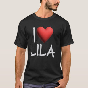 Camiseta Me Encanta El Nombre De Lila Chica Personalizada M