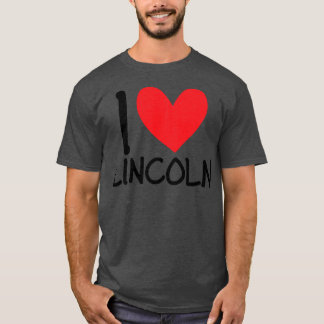 Camiseta Me encanta el nombre de Lincoln Hombres Personaliz