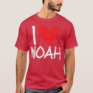 Camiseta Me Encanta El Nombre De Noé Hombres Personalizados
