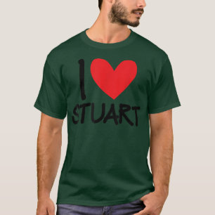 Camiseta Me Encanta El Nombre De Stuart Hombres Personaliza