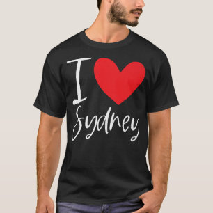 Camiseta Me encanta el nombre de Sydney Chica mujer persona