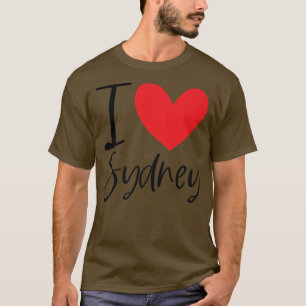 Camiseta Me Encanta El Nombre De Sydney Chica Personalizada