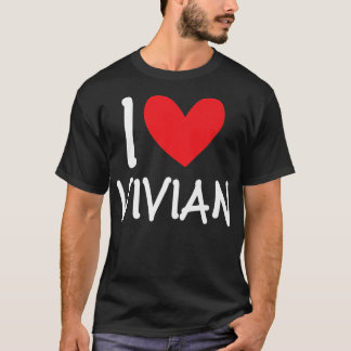 Camiseta Me Encanta El Nombre De Vivian Chica Personalizada