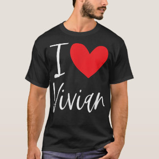 Camiseta Me encanta el nombre viuano Chica personalizada mu