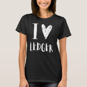 Camiseta Me encanta el novio de LEDGER Funny y el lindo cum