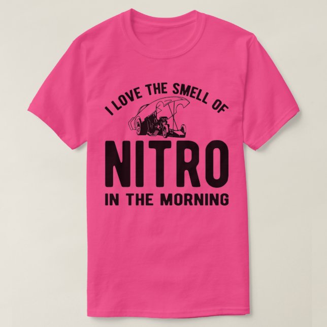 Camiseta Me encanta el olor a nitro en la mañana (Diseño del anverso)