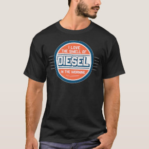 Camiseta Me encanta el olor del diesel en el regalo matutin