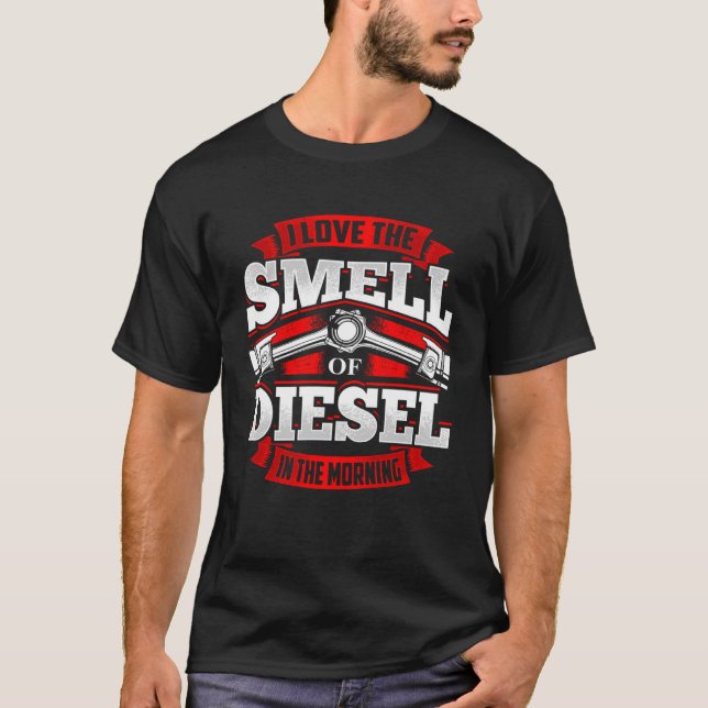 Camiseta Me encanta el olor del diesel en la campaña de la  (Anverso)