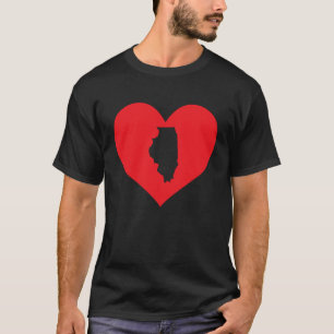 Camiseta Me encanta el orgullo de los habitantes del corazó