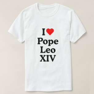 Camiseta Me encanta el Papa León XVI