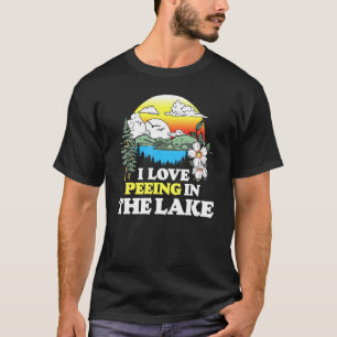 Camiseta Me Encanta El Paseado En El Verano Del Lago De Nat