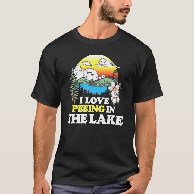 Camiseta Me Encanta El Paseado En El Verano Del Lago De Nat (Anverso)