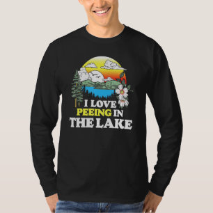 Camiseta Me Encanta El Paseado En El Verano Del Lago De Nat