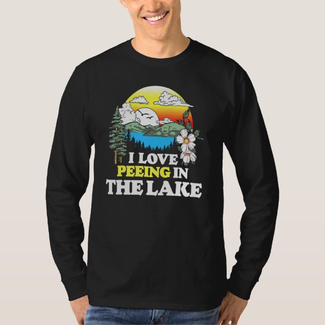 Camiseta Me Encanta El Paseado En El Verano Del Lago De Nat (Anverso)