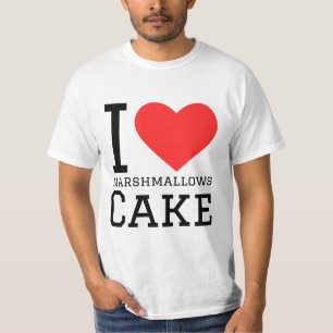 Camiseta Me encanta el pastel de malvavisco