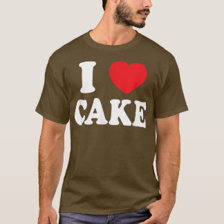Camiseta Me Encanta El Pastel De Pastel De Pastel De Tartas