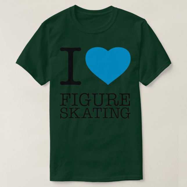 CAMISETA ME ENCANTA EL PATINAJE DE FIGURA 13 (Diseño del anverso)