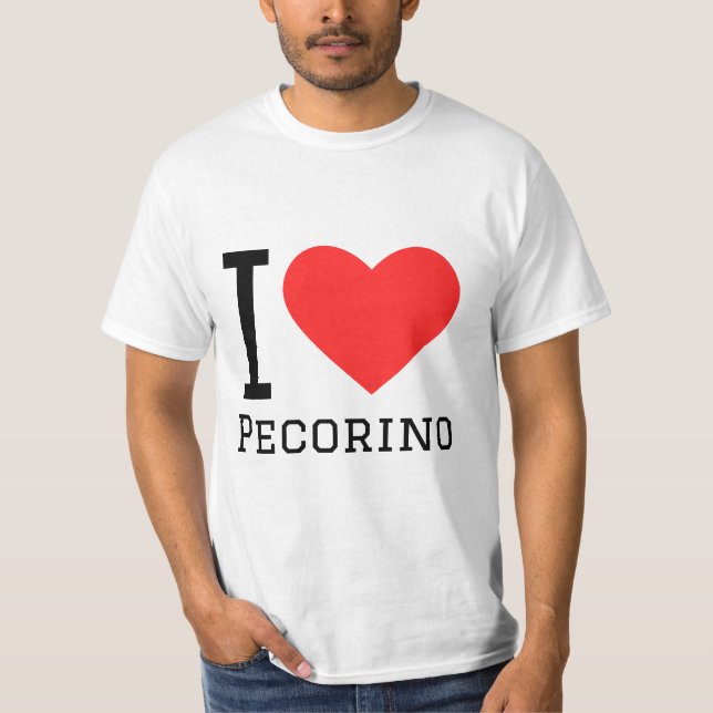 Camiseta Me encanta el pecorino (Anverso)